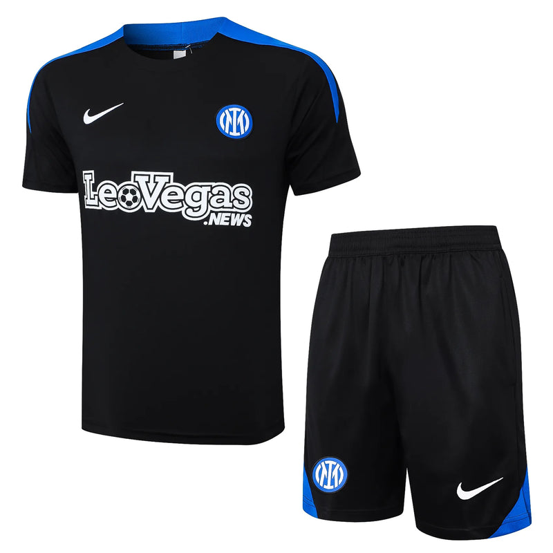 Conjunto Inter de Milão Treino 24/25 - Preto