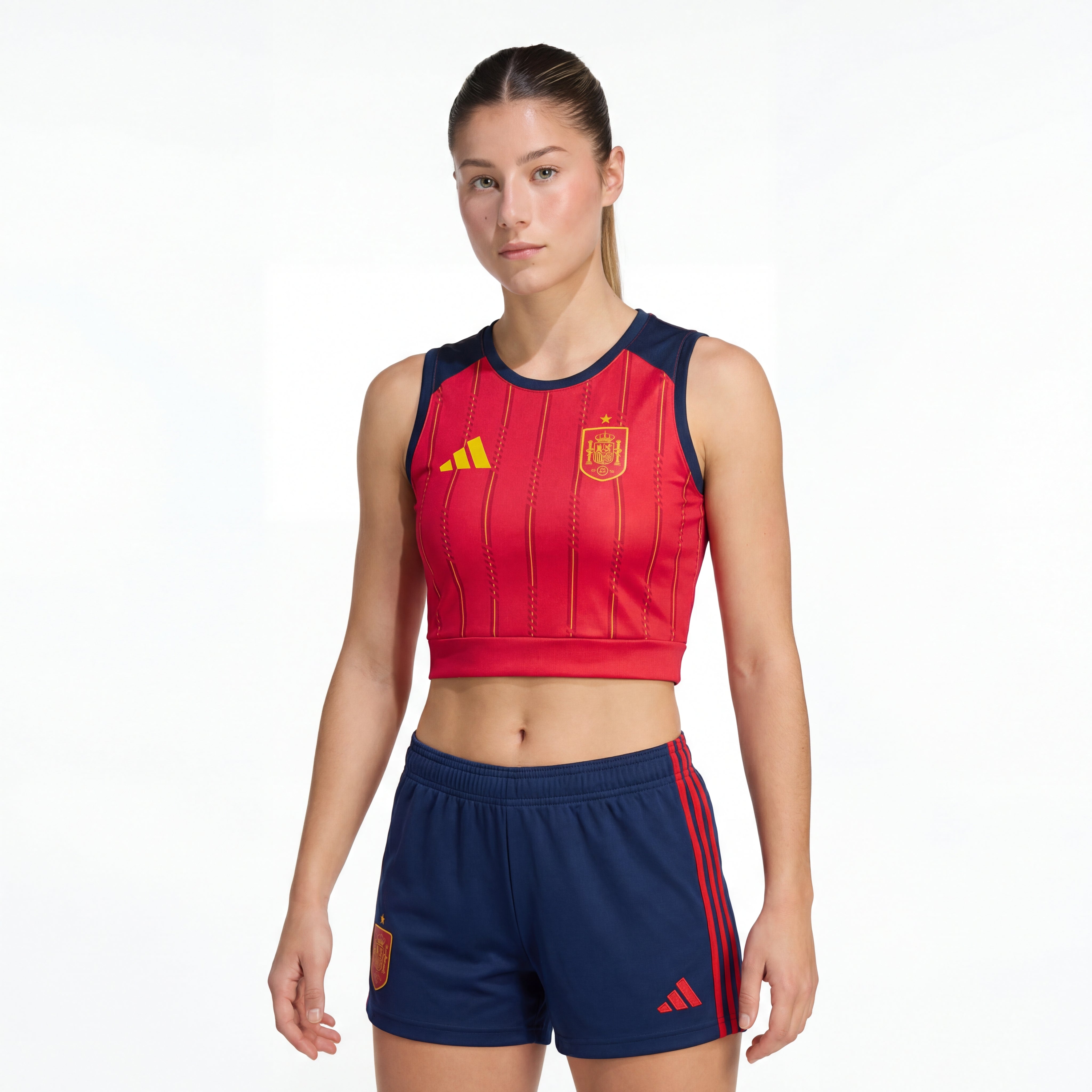 Cropped Espanha Feminino 2026 World Cup