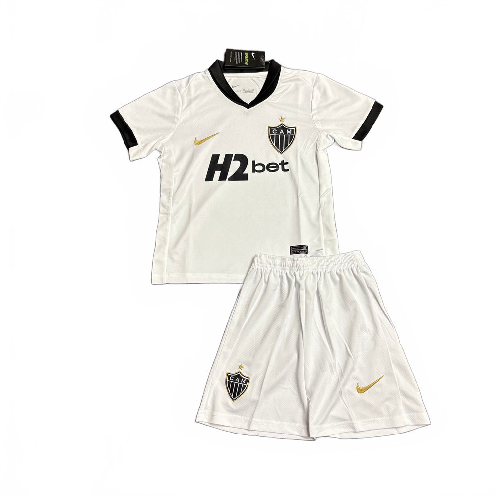 Kit Infantil Atlético Mineiro II 2026/27 Branco Camisa e Shorts - camisa e shorts, kit completo