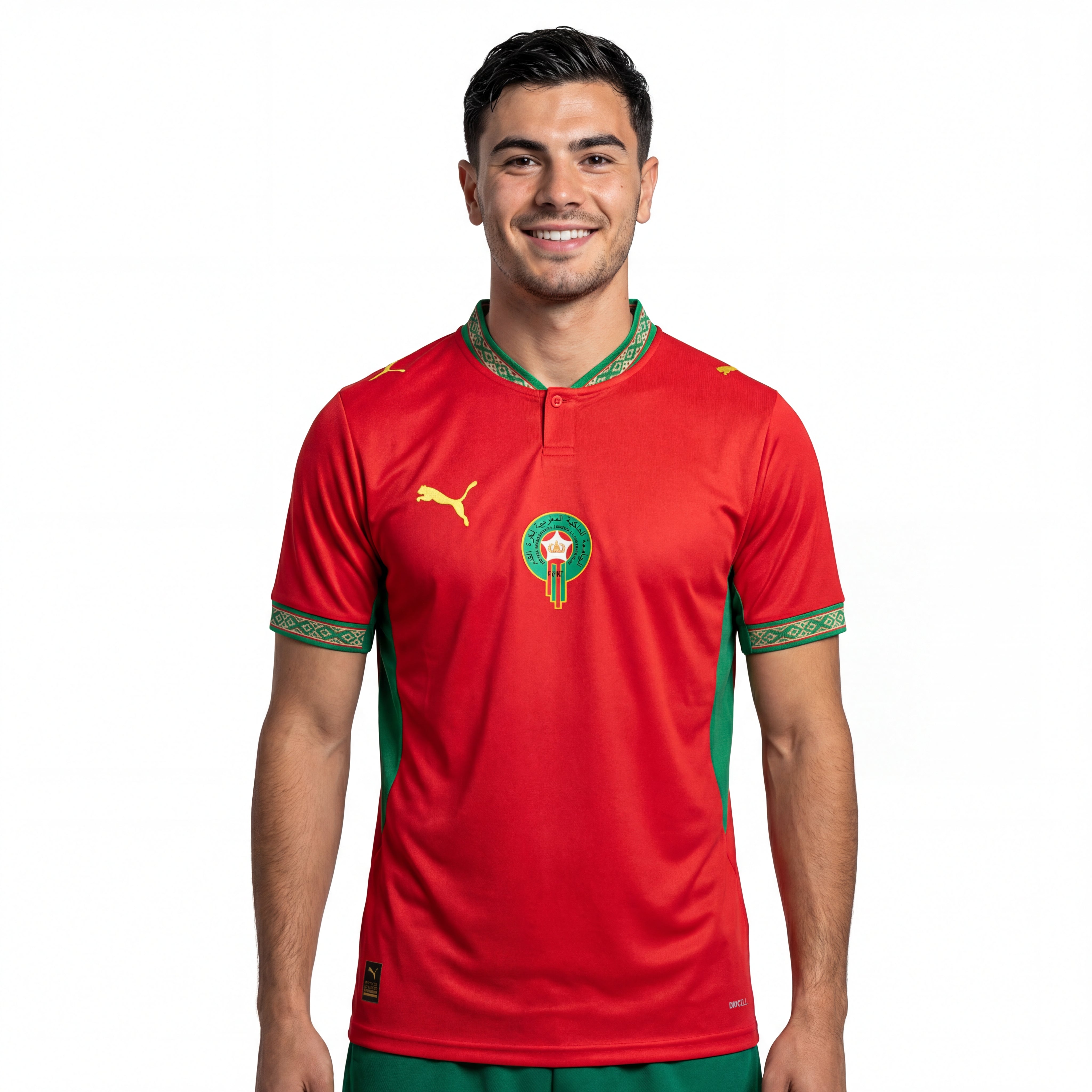 Camisa Marrocos Home Jogador World Cup 2026