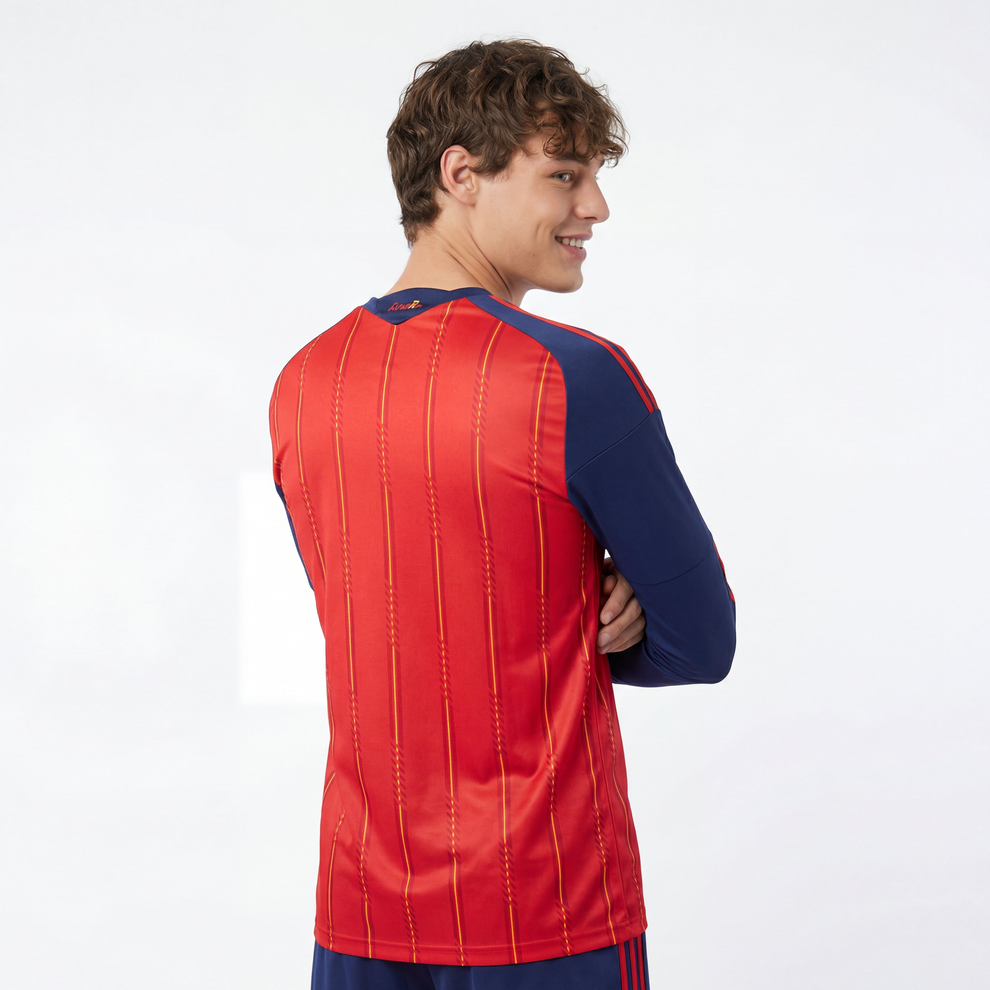 Camisa Espanha 2026 Home Longsleeve WorldCup