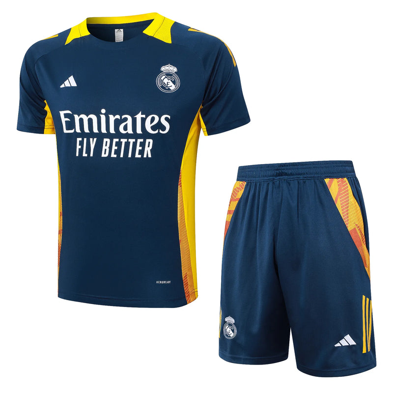Conjunto Real Madrid Treino 24/25 - Azul Escuro