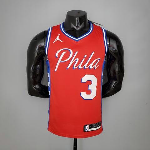 Regata NBA Philadelphia 76ers Vermelha Masculina - Oliver Company