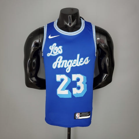 Camisa Basquete NBA Regata Los Angeles Lakers Masculina - Azul