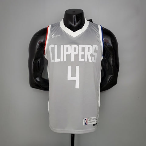 Camisa basquete NBA Regata Los Angeles Clippers Masculina - Cinza