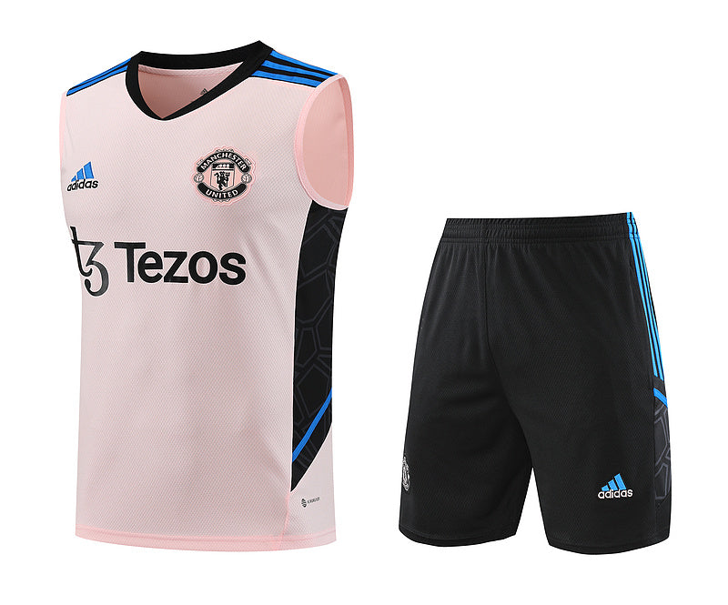 Kit de treino Manchester United 23/24 - Rosa I