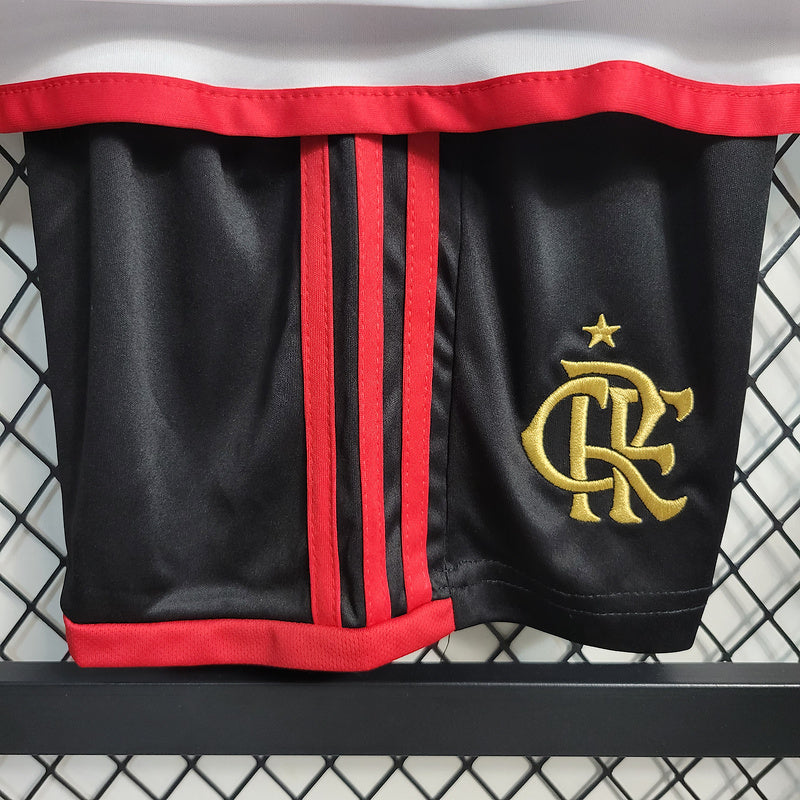 Kit Infantil Flamengo 23/24 - Branco