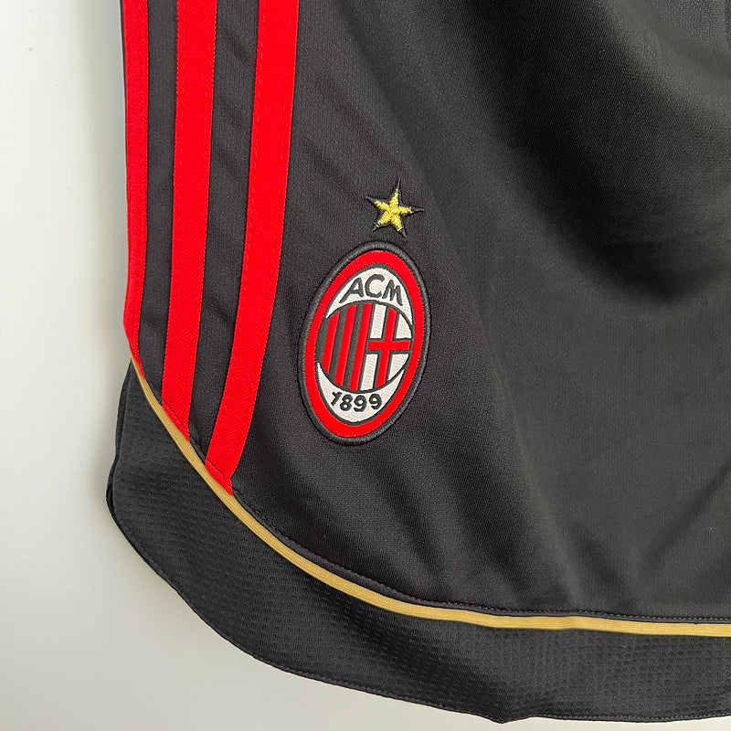 Short Retrô AC Milan - Preto