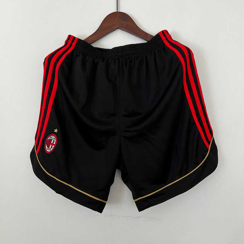 Short Retrô AC Milan - Preto