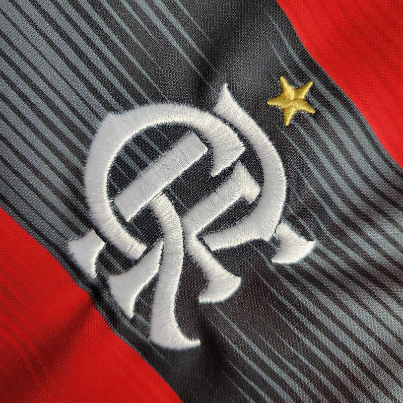 Kit Infantil Flamengo Home 23/24 - Vermelho/Preto