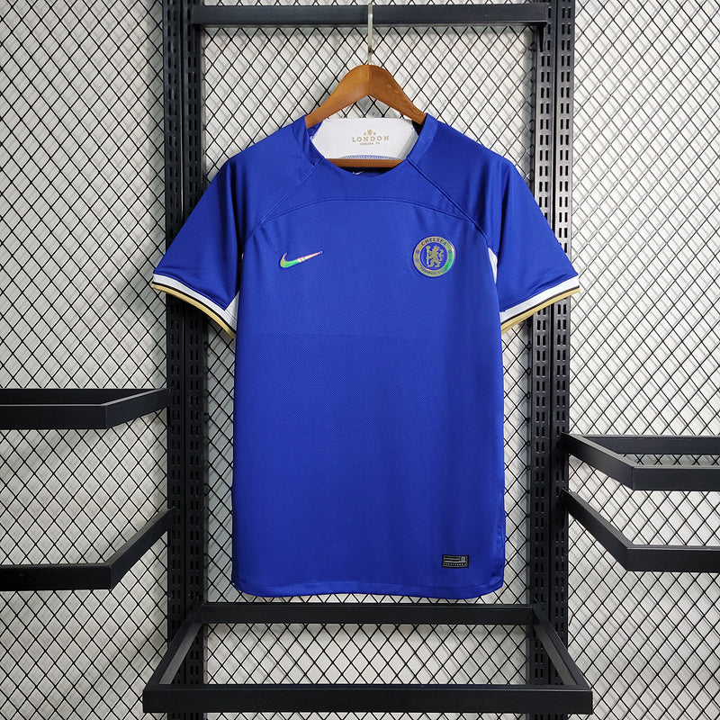 Camisa Chelsea I 23/24 Nike - Azul
