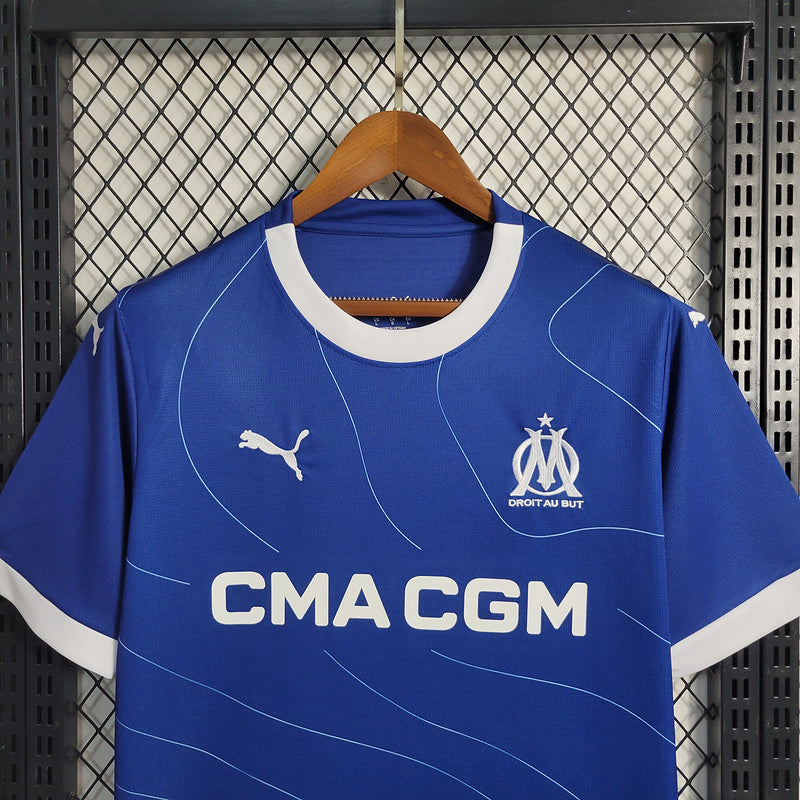 Camisa Olympique de Marseille 23/24 Puma - Azul