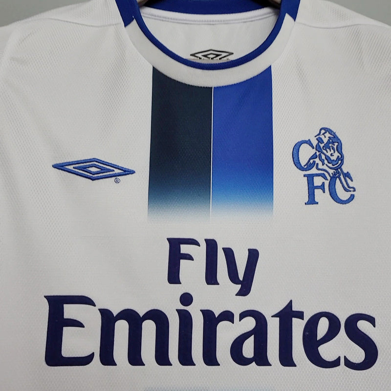 Camisa Chelsea Retrô 2003/2005 Azul e Branca - Umbro