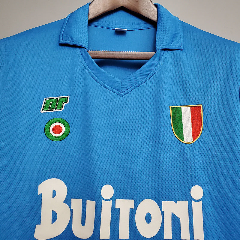 Camisa Napoli Retrô 1987/1988 Azul