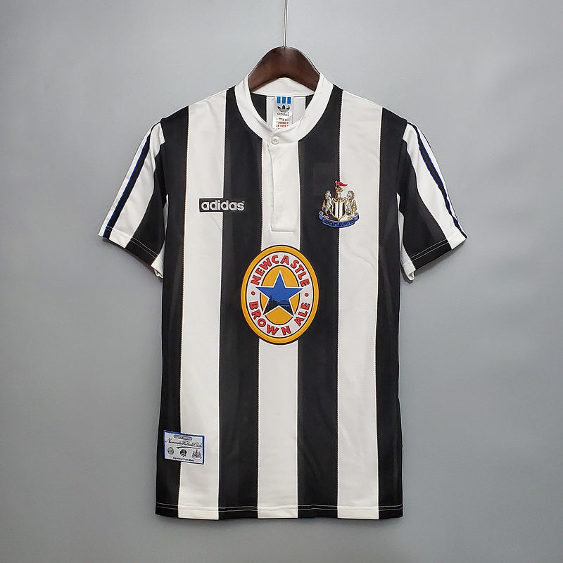 Camisa Newcastle Retrô 1995/1997 Preta e Branca - Adidas