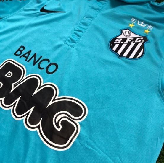 Camisa Santos Retrô 2012 Azul - Nike camisa do santos 2011 neymar