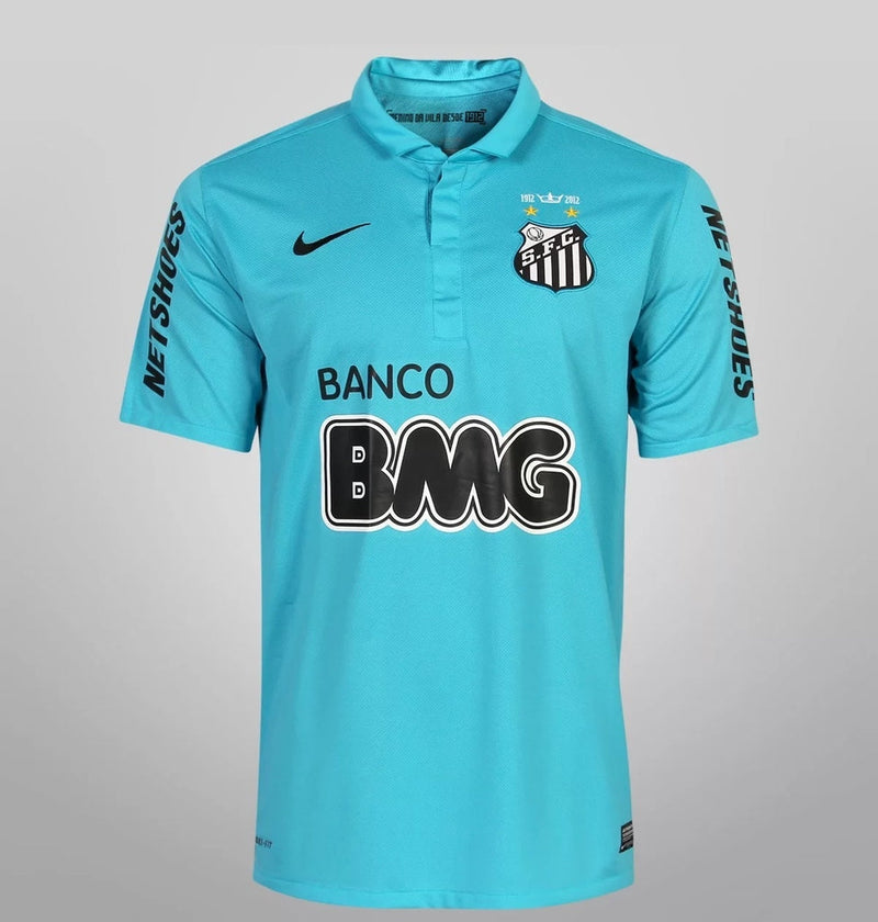 Camisa Santos Retrô 2012 Azul - Nike camisa do santos 2011 neymar